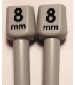 Alum needles No 8 - 60cm
