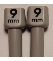 Alum needles No 9 - 60cm